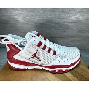 Nike Air Jordan Trunner Dominate sneakers in varsity red and white. Mens 10